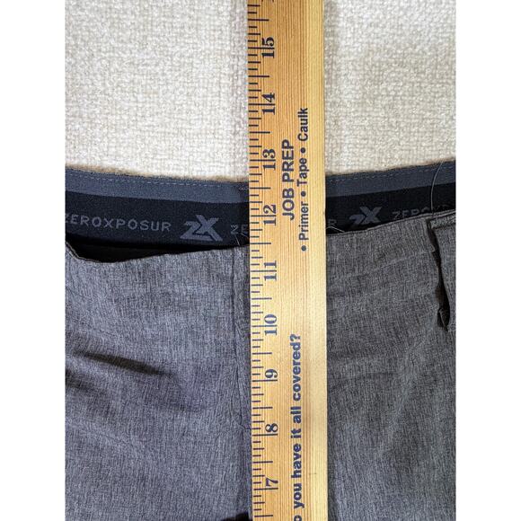 ZeroXposure Men 36 Gray Travel Series Performance Short Lightweight Golf - Picture 7 of 9